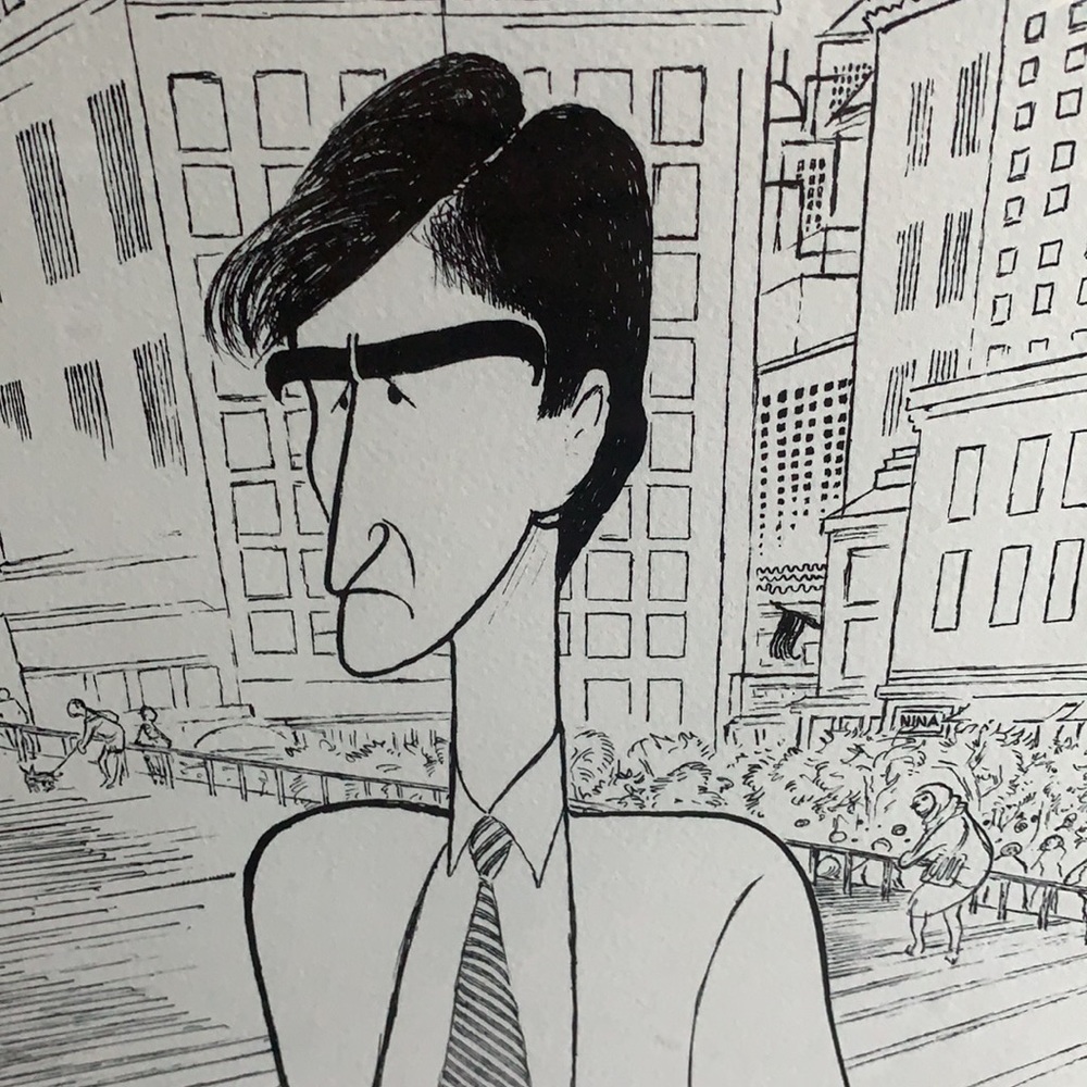 Al hirshfeld tv show law and order lithograph - Picture 5 of 7
